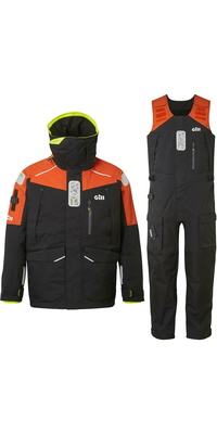 2026 Gill Mens OS1 Ocean Sailing Suit GMOS1CS - Graphite / Orange